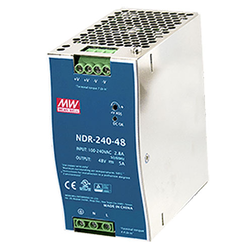 90-264VAC IN 48VDC/240W OUT -20-70C