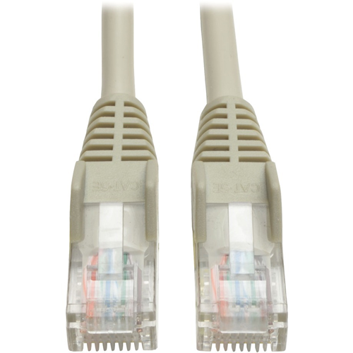 Tripp Lite 7ft Cat5e / Cat5 Snagless Molded Patch Cable RJ45 M/M Gray 7'