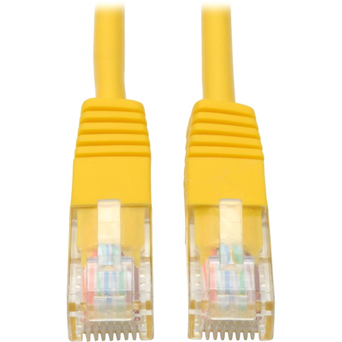 Tripp Lite 25ft Cat5e / Cat5 350MHz Molded Patch Cable RJ45 M/M Yellow 25'