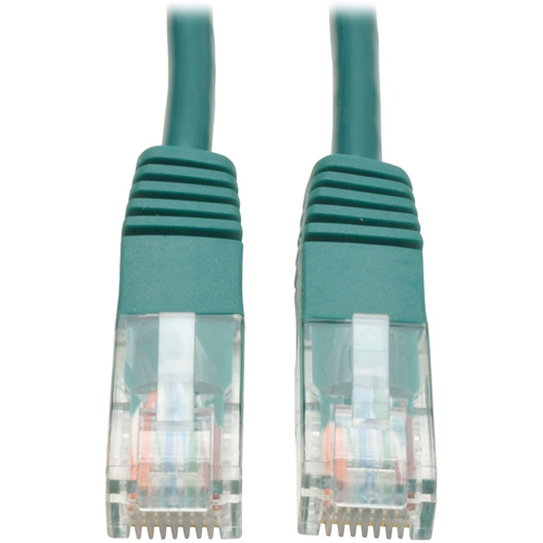 Tripp Lite 25ft Cat5e / Cat5 350MHz Molded Patch Cable RJ45 M/M Green 25'