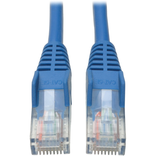 Tripp Lite 50ft Cat5e / Cat5 Snagless Molded Patch Cable RJ45 M/M Blue 50'