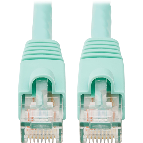 Tripp Lite 7ft Augmented Cat6 Cat6a Snagless 10G Patch Cable RJ45 M/M Aqua 7'