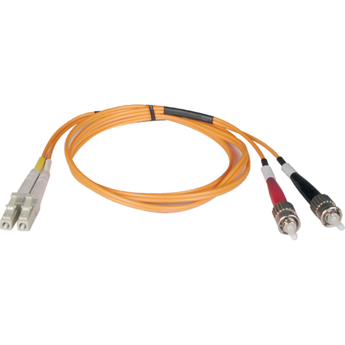 Tripp Lite 1M Duplex Multimode 50/125 Fiber Optic Patch Cable LC/ST 3' 3ft 1 Meter