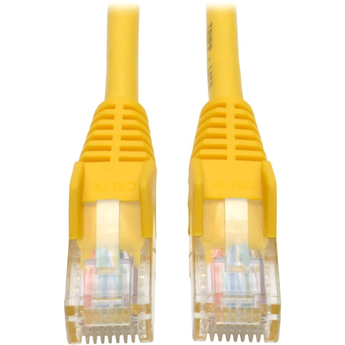 Tripp Lite 10ft Cat5e Cat5 Snagless Molded Patch Cable RJ45 M/M Yellow 10'