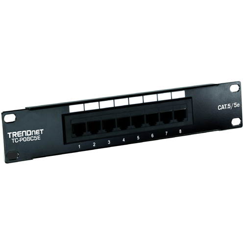 TRENDnet 8-Port Cat. 5e Unshielded Patch Panel