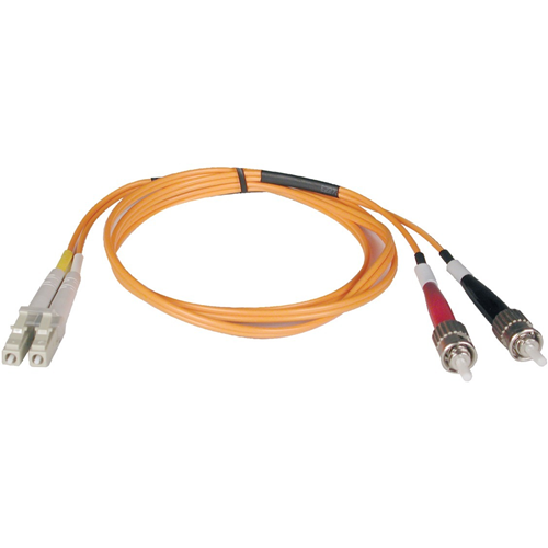 Tripp Lite 1M Duplex Multimode 62.5/125 Fiber Optic Patch Cable LC/ST 3' 3ft 1 Meter