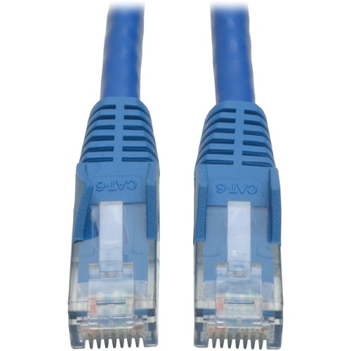 Tripp Lite 4ft Cat6 Gigabit Snagless Molded Patch Cable RJ45 M/M Blue 4'