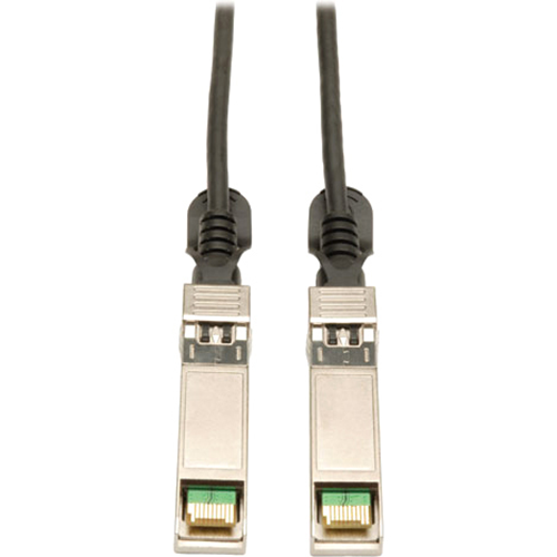 Tripp Lite 2.5M SFP+ 10Gbase-CU Twinax Passive Copper Cable SFP-H10GB-CU2-5M Compatible Black 8ft 8'