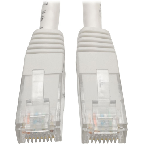 Tripp Lite 5ft Cat6 Gigabit Molded Patch Cable RJ45 M/M 550MHz 24 AWG White