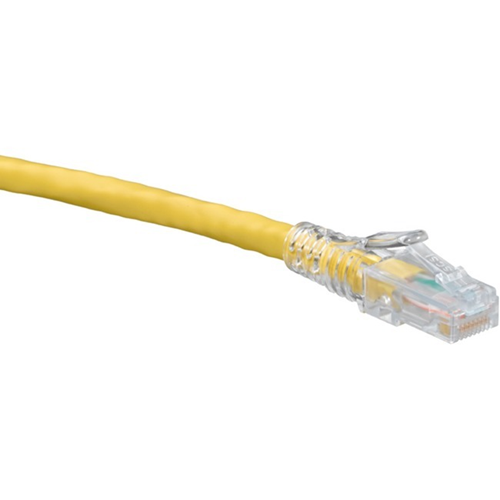 Leviton eXtreme Cat.5e SlimLine Boot Patch Cord, 5 ft, Yellow