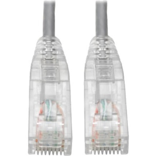 Tripp Lite Cat6 UTP Patch Cable (RJ45) - M/M, Gigabit, Snagless, Molded, Slim, Gray, 5 ft.