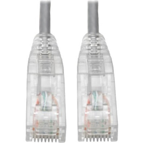 Tripp Lite Cat6 UTP Patch Cable (RJ45) - M/M, Gigabit, Snagless, Molded, Slim, Gray, 6 in.