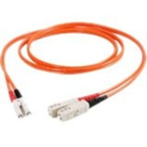 Quiktron Value Series 62.5/125 Multimode LC-SC Duplex Fiber Cable