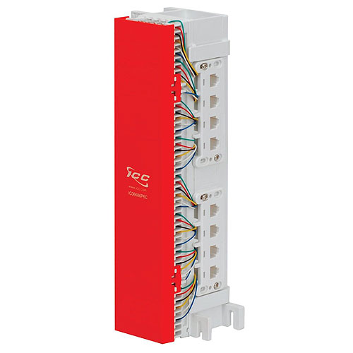 ICC 66 Wiring Block, 12-Jacks, 6P4C