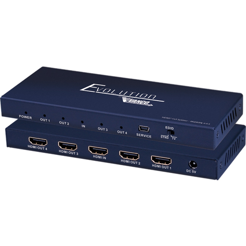 Vanco Evolution Premium 4K HDMI 1x4 Splitter