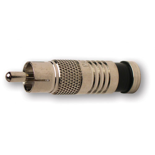 Platinum Tools RCA-Type Nickel SealSmart Coaxial Compression Connectors