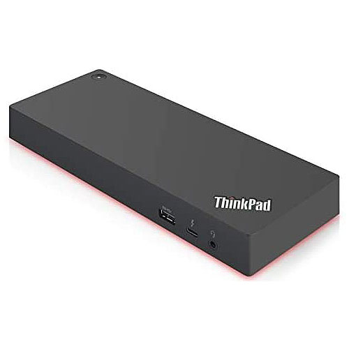 Lenovo USA ThinkPad Thunderbolt 3 Dock Gen 2 135W (40AN0135US) Dual UHD 4K Display Capability, 2 HDMI, 2 DP, USB-C, USB 3.1, Black