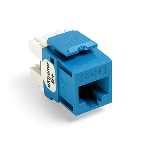 Leviton eXtreme 6+ Component-Rated Keystone Jack