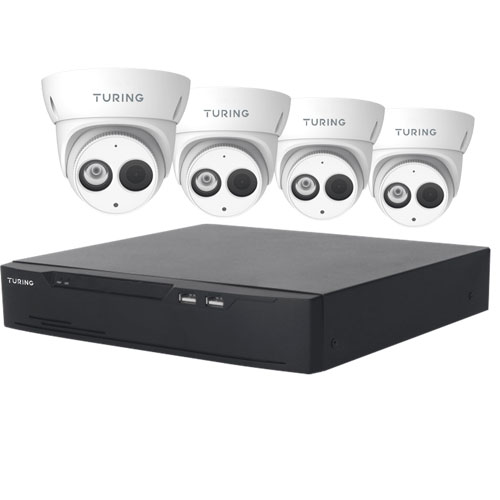 Turing Video ADVANTAGE Turret Camera Kit with Analytics