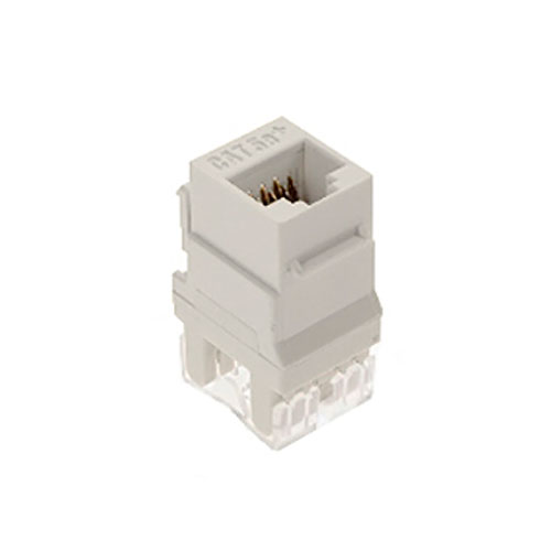 Legrand-On-Q RJ45 Cat 5e Keystone Connector, White (M20)