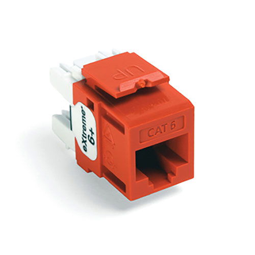 Leviton eXtreme 6+ Component-Rated Keystone Jack