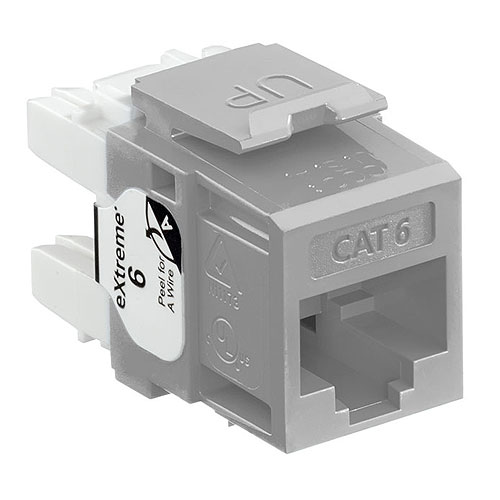 Leviton eXtreme 6+ Component-Rated Keystone Jack