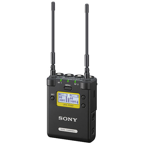 Sony URX-P03D UWP-D Two-Channel Portable Receiver  (UC25: 536 to 608 MHz)