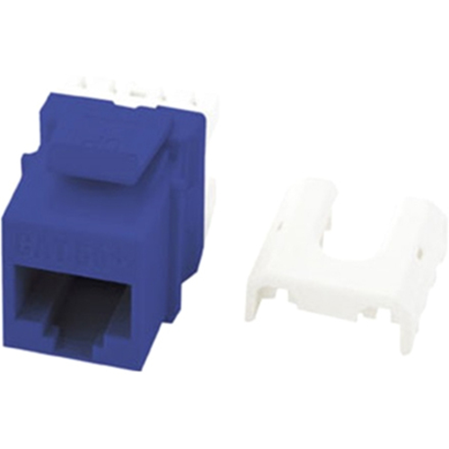 Legrand-On-Q Quick Connect Cat 5e RJ45 Keystone Insert, Blue (M10)