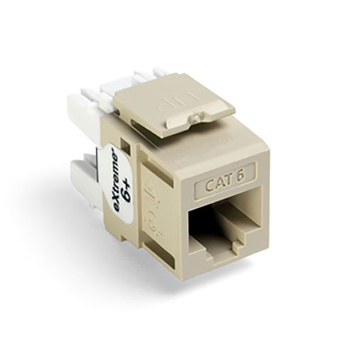 Leviton eXtreme 6+ Component-Rated Keystone Jack