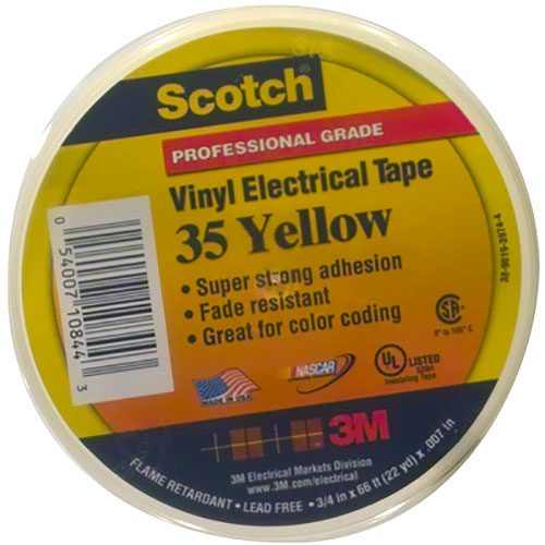 Vinyl Elect. Color Coding 3/4in X 66ft