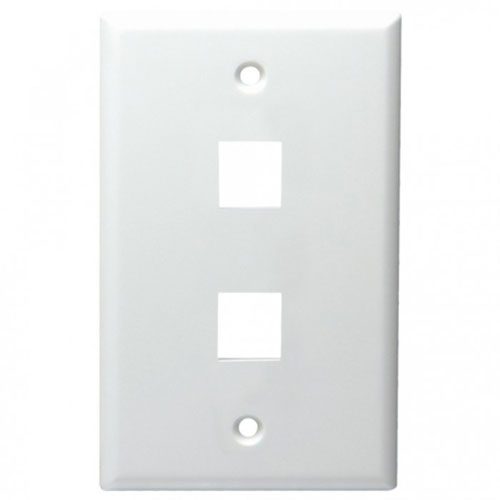 DataComm 20-3002-WH Keystone Faceplate