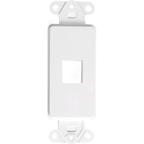 Decora QuickPort Insert, 1-Port, White