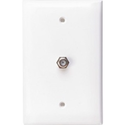 Leviton 40539-0MW Coaxial Faceplate