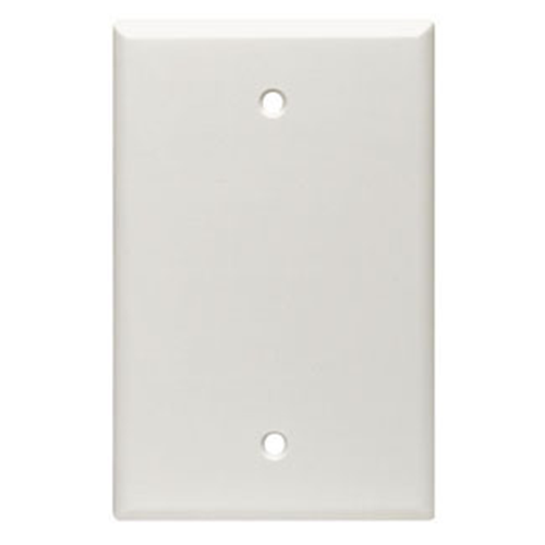 Leviton 80514-W Single Gang Blank Faceplate