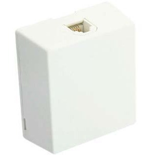 Leviton 4625A-24W 6-Position 4-Conductor Surface Mount Faceplate Module