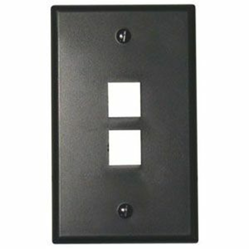 Leviton QuickPort 2 Socket Faceplate