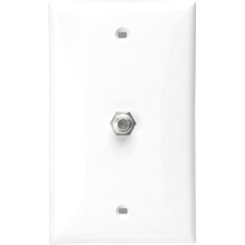 Leviton 80781-00W Coaxial Faceplate