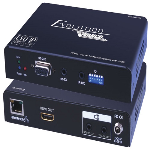 Vanco EVOIPRX1 Evolution Receiver HDMI over IP