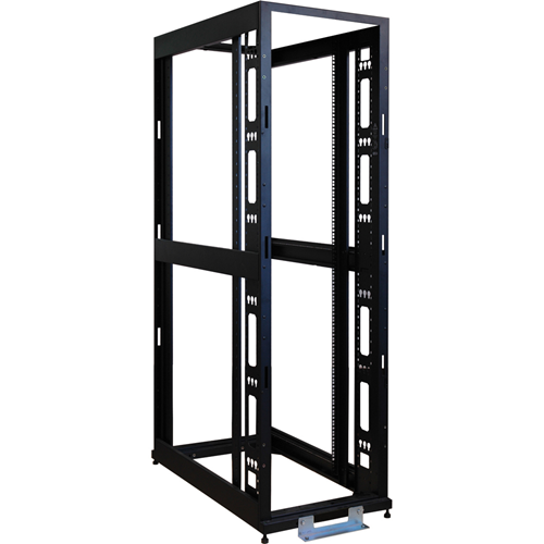 Tripp Lite 42U 4-Post Open Frame Rack Cabinet Square Hole Heavy Duty Caster