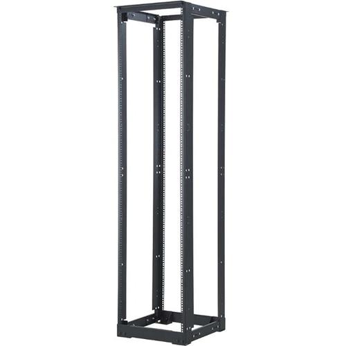 C2G 45U 4-Post Adjustable Open Frame Rack with M6 Rails-21-32in Depth(TAA Compliant)