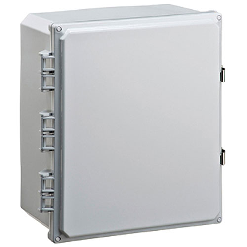 Mier Products BW-SL14126 Outdoor Enclosure, Stainless Steel Latch, NEMA 14  x 12  x 6 in., Polycarbonate