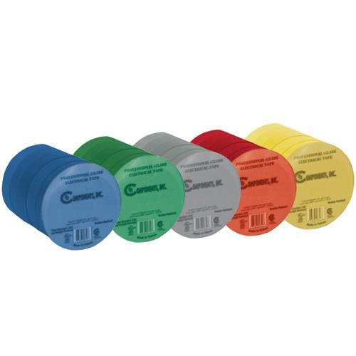 5 Pk Assorted Colors Elec Tape