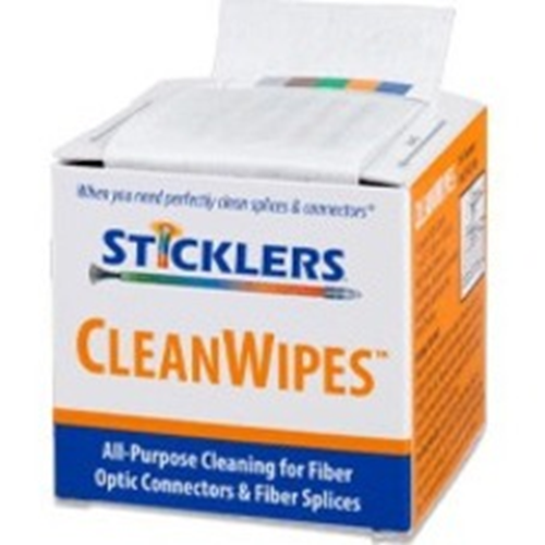 Sticklers MCC-WCS100 CleanWipes 600 for Fiber End-Faces, 100/Box