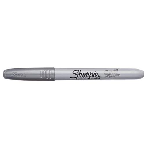 Sharpie Metallic Permanent Markers, Fine Point, Silver