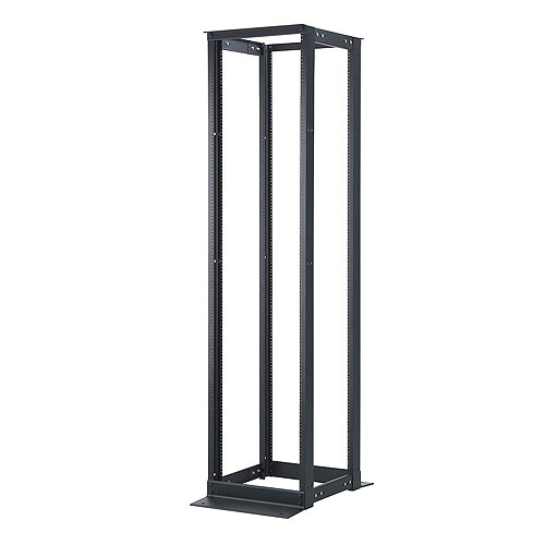 Ortronics 19-84-T4SDA2132 Adjustable Dual Equipment Rack - 84 in. H x 20.19 in. W x 21.00 - 32.00 in. D