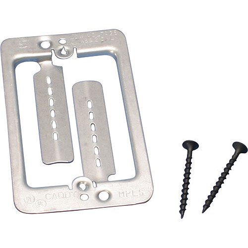 nVent CADDY MPLS Low Voltage Mounting Plate with Screws, 1 gang