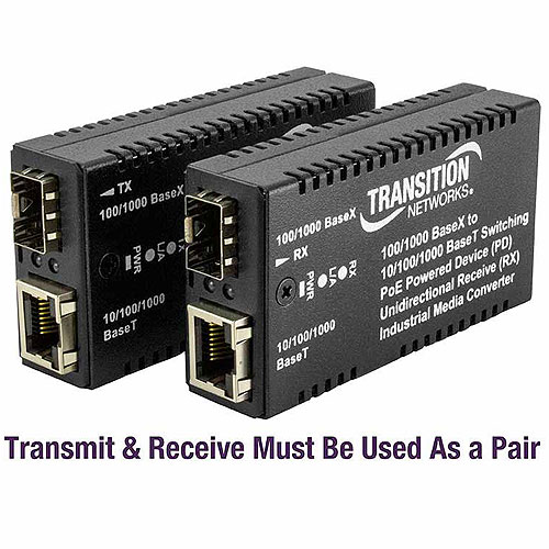 Transition Networks M/GE-xSW-SFP-01-xx-UxX Transceiver/Media Converter