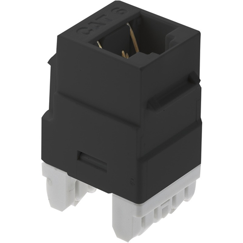 Legrand-On-Q RJ45 Cat 6 Keystone Insert, Black (M20)