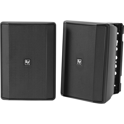 Electro-Voice EVID-S5.2X 2-way Indoor/Outdoor Surface Mount, Wall Mountable Speaker - 75 W RMS - Black