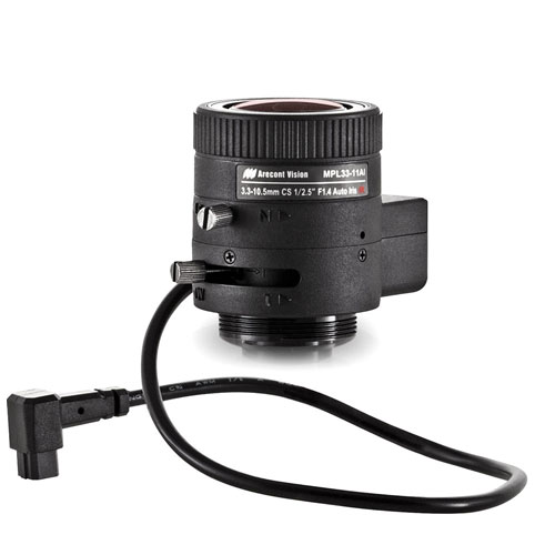 Arecont Vision MPL33-11-AI 3.3-11mm, 1/2.5, f1.4 CS-mount, IR corrected, DC Auto Iris